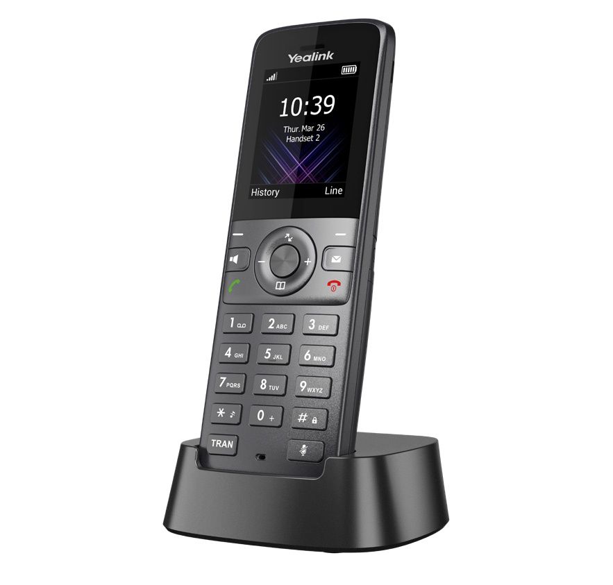 Draadloze Yealink W74H DECT handset voor zakelijke telefonie