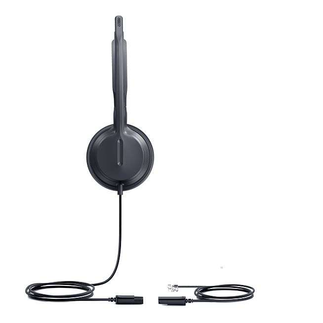 Zijkant van de enkeloors Yealink YHS36 E2 Mono headset voor Yealink VoIP Telefoons