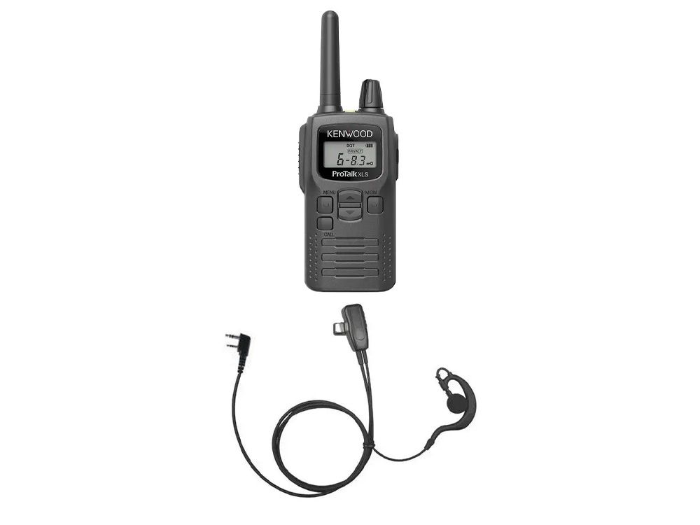 Kenwood ProTalk PKT-300 met Incotech CCH1040-K1 C-oortje