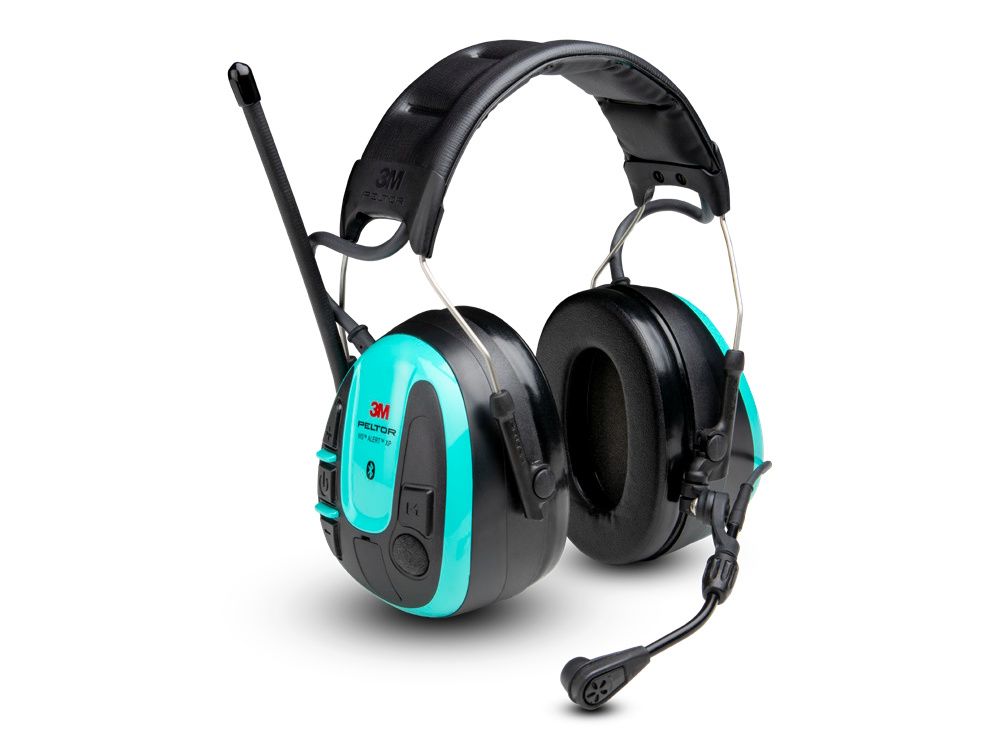 3M Peltor WS Alert XP+ headset voor gehoorbescherming met FM radio, Bluetooth en hoofdband