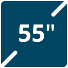 55 inch schermformaat tv