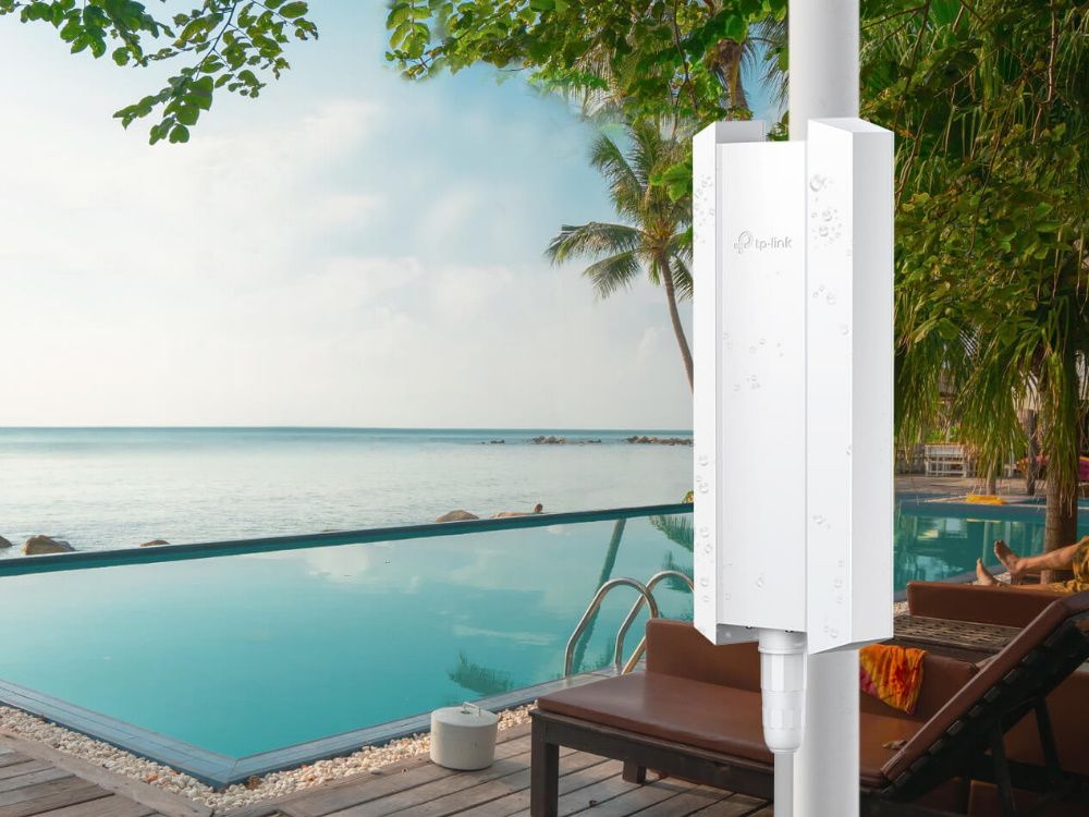 TP-Link Omada SDN EAP650-Outdoor WiFi 6 outdoor access point paalmontage
