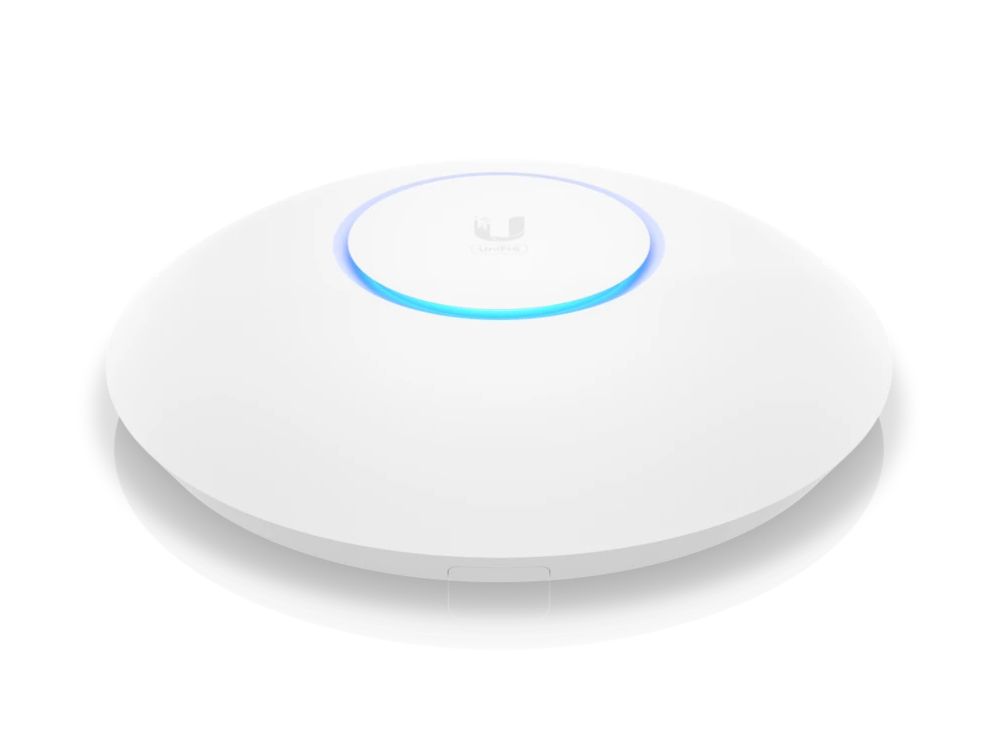 Ubiquiti UniFi 6 Pro indoor WiFi 6 access point zijkant liggend