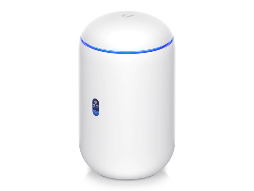 Ubiquiti UniFi Dream Router voorkant schuin