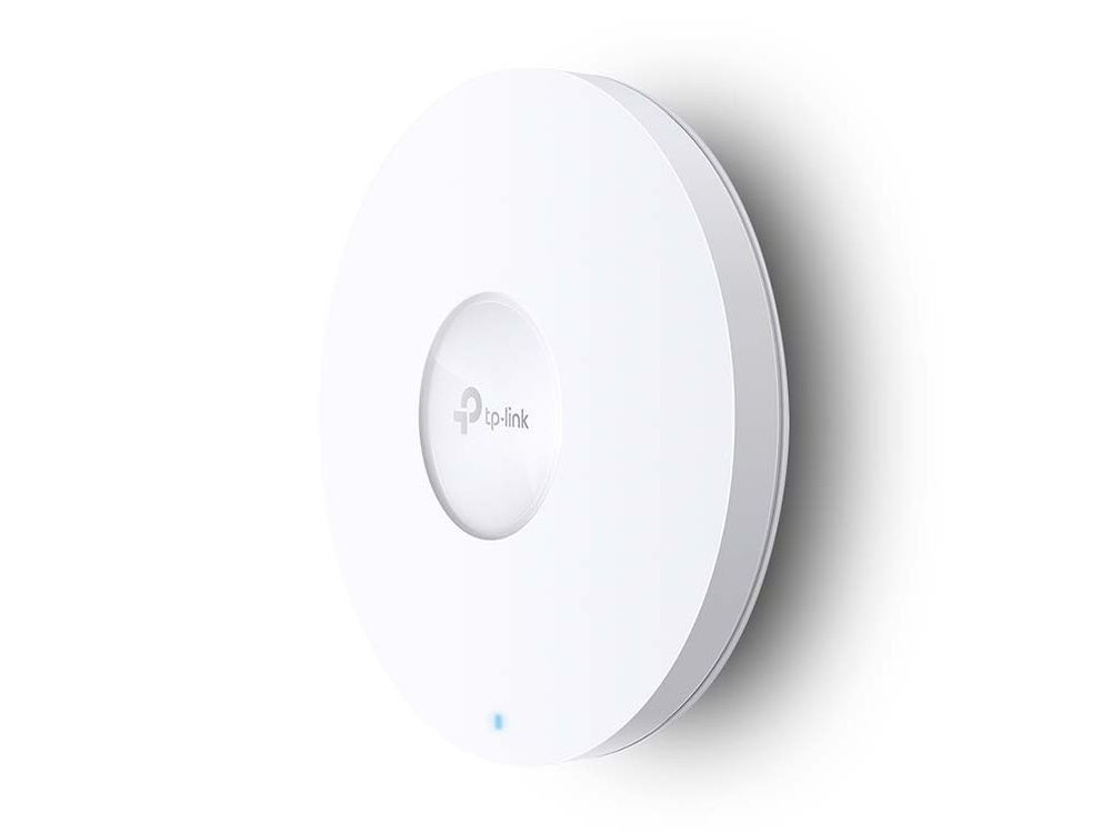 TP-Link Omada SDN EAP620 HD Slim WiFi 6 indoor access point zijkant en voorkant