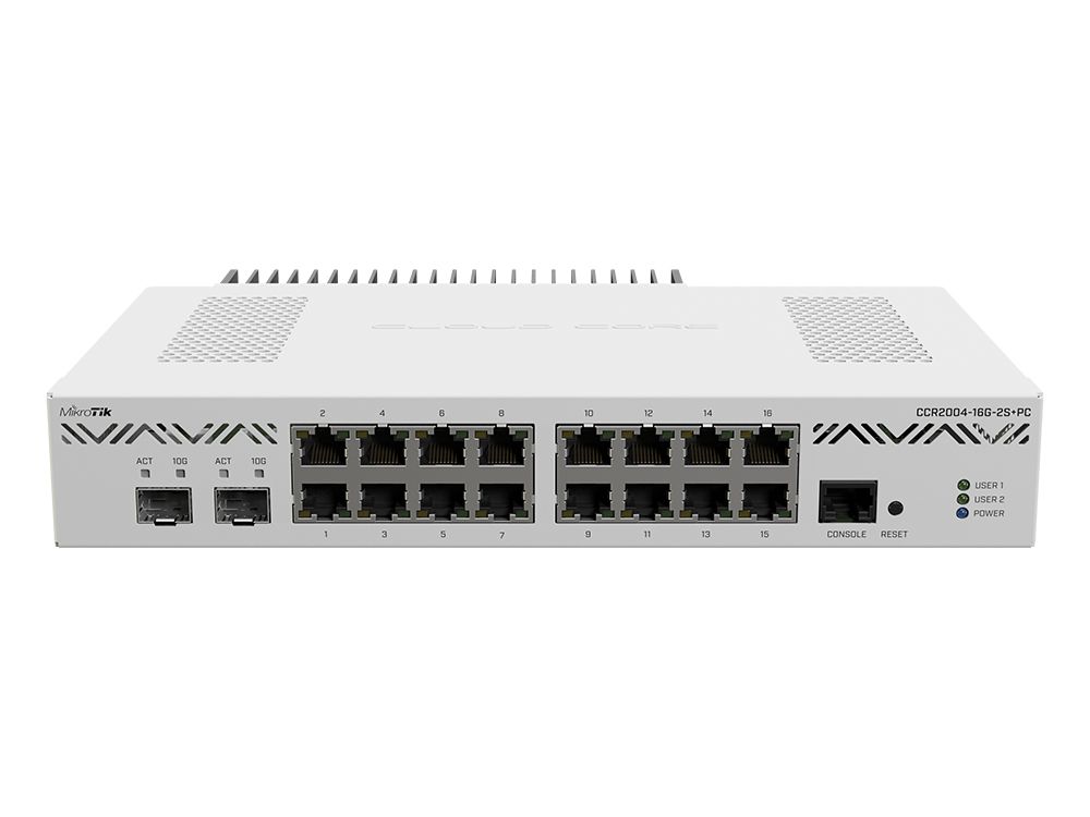 MikroTik CCR2004-16G-2S+PC