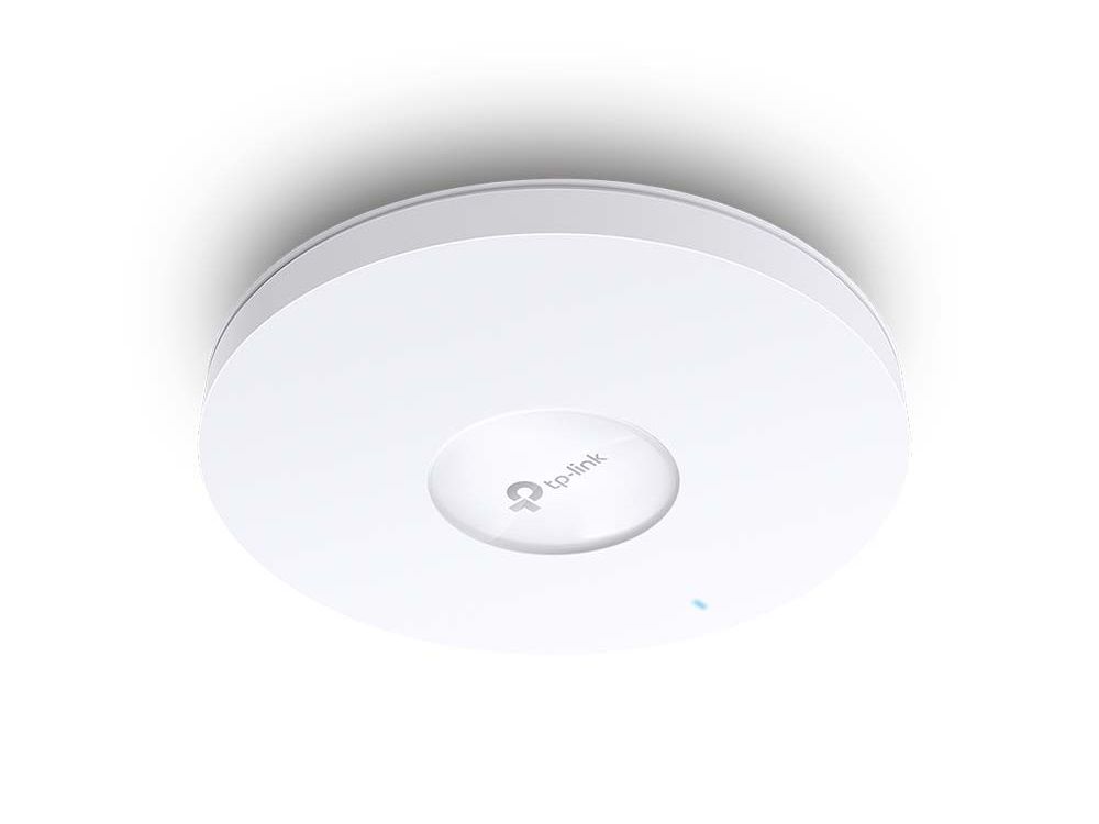 TP-Link Omada SDN EAP653 Slim WiFi 6 indoor access point gemonteerd