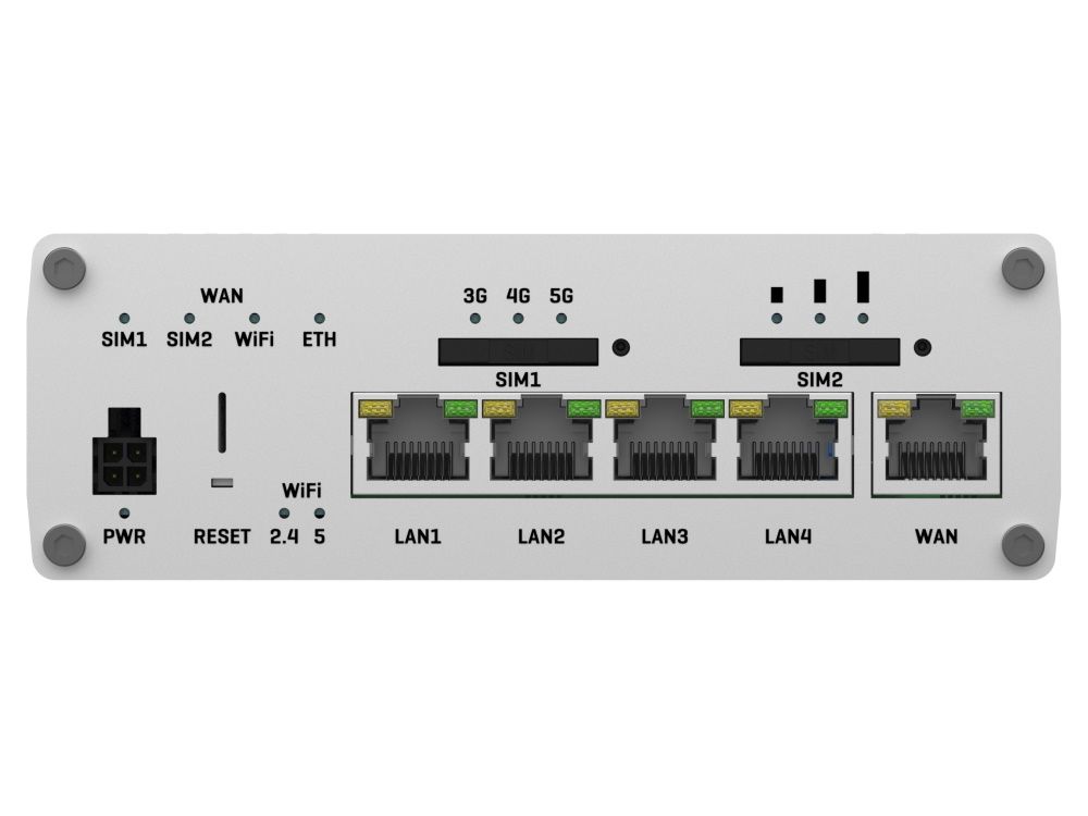 Teltonika RUTX50 Industriële 5G VPN Router met WiFi ethernetpoorten