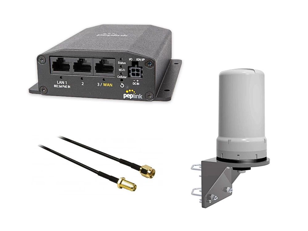 Peplink MAX BR1 Mini LTE (HW3) + 4G Antenne