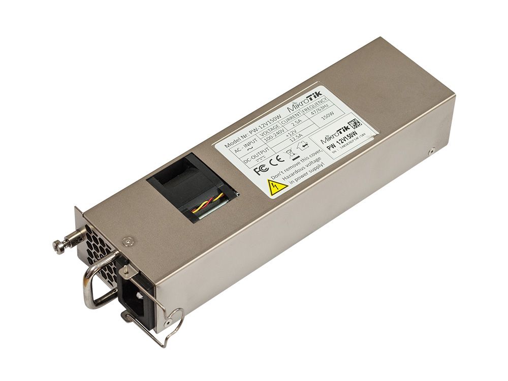 MikroTik Hot Swap 12V 150W power supply