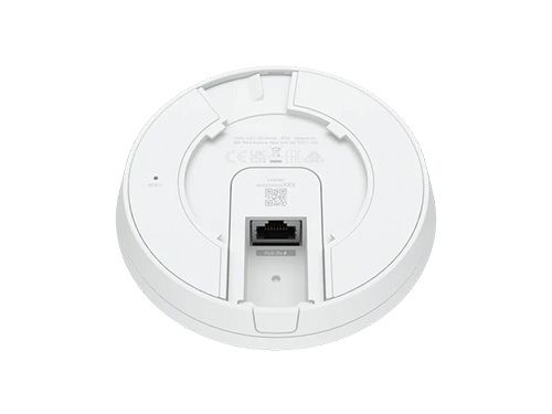 Ubiquiti UniFi Protect G5 Dome beveiligingscamera onderkant met Gigabit PoE poort