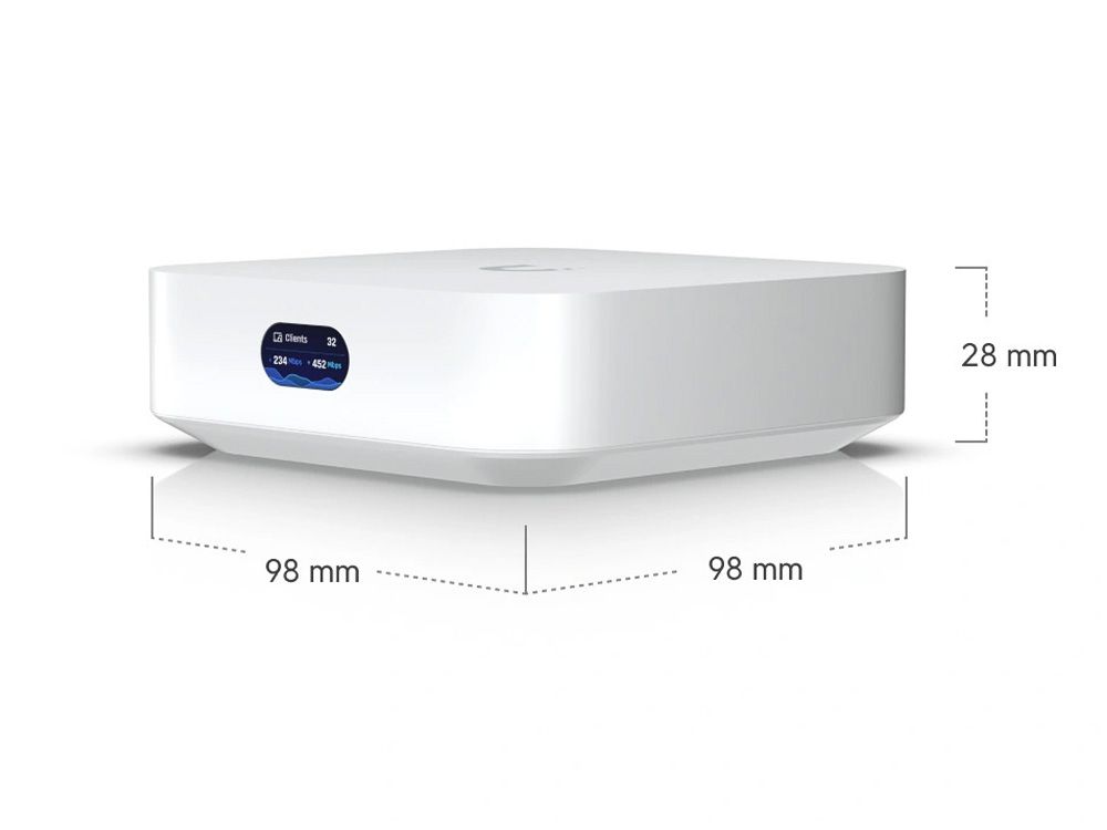 Afmetingen van de Ubiquiti UniFi Express