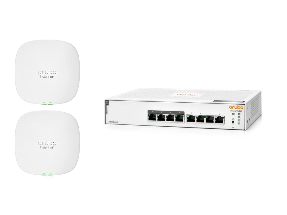 HPE Networking Instant On 1430 8G (PoE) + 2x AP25