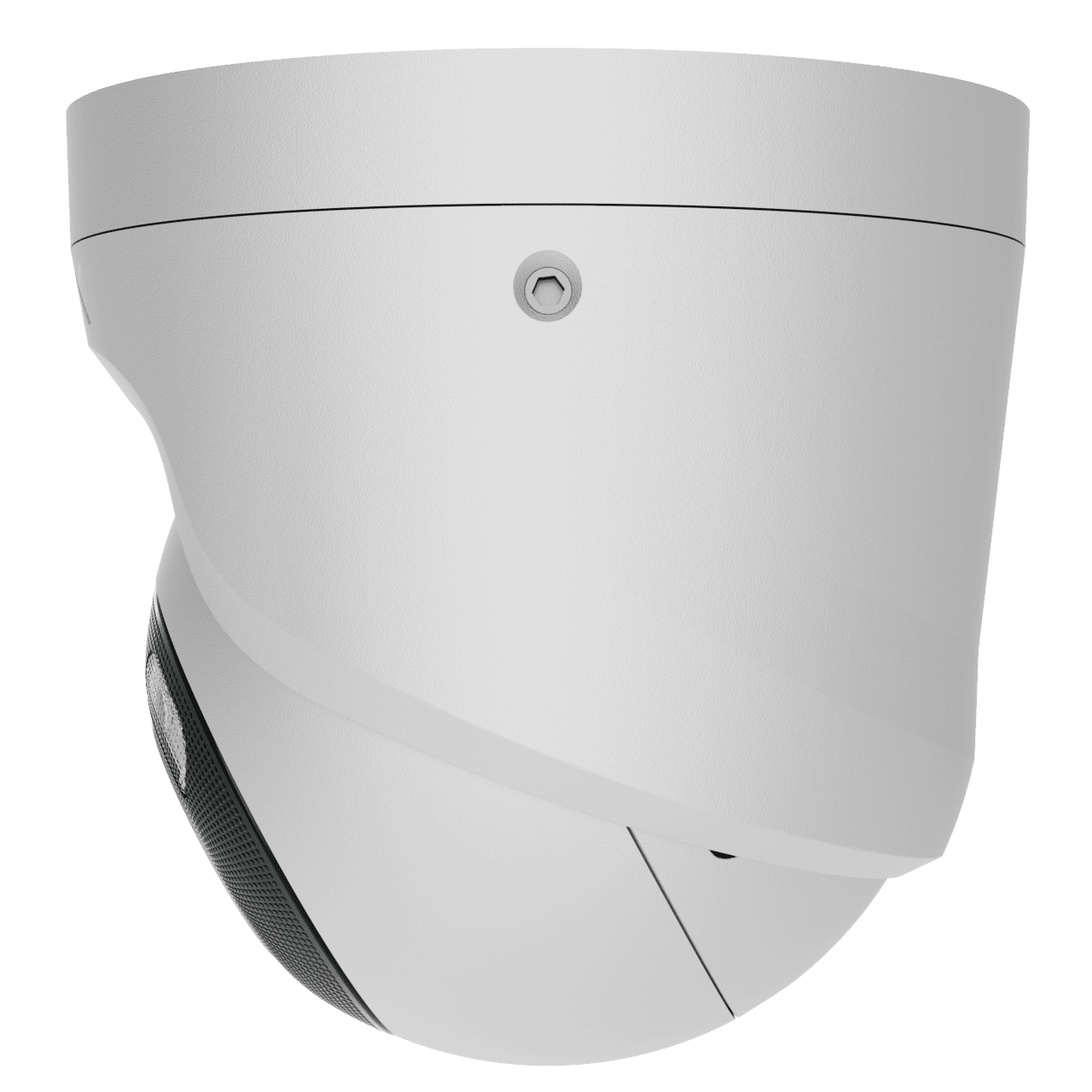 white ajax turret camera left side