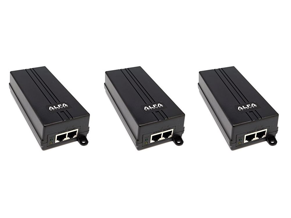 ALFA Network PoE+ injector 3-pack