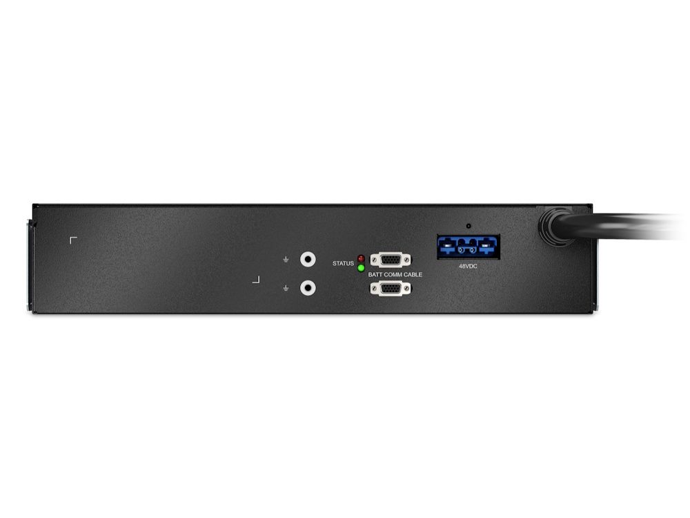 Achterkant van het APC Smart-UPS Online 48V lithium-ion extern batterijpakket