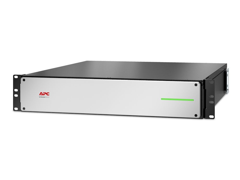Het APC Smart-UPS Online 48V lithium-ion extern batterijpakket schuin van linksvoor