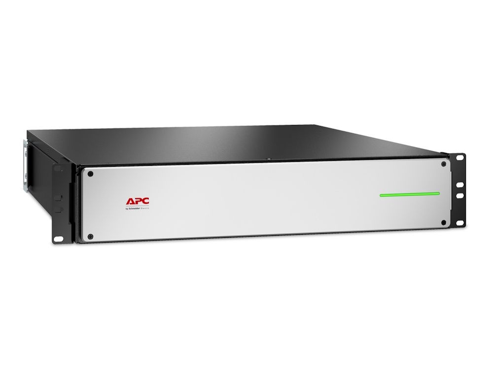 Het APC Smart-UPS Online 48V lithium-ion extern batterijpakket schuin van linksvoor