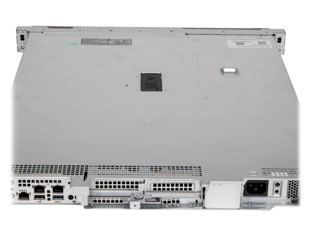 Achterkant van de Axis Camera Station S1216 Rack Recording Server met 8TB HDD en16 Axis Camera Station Pro licenties