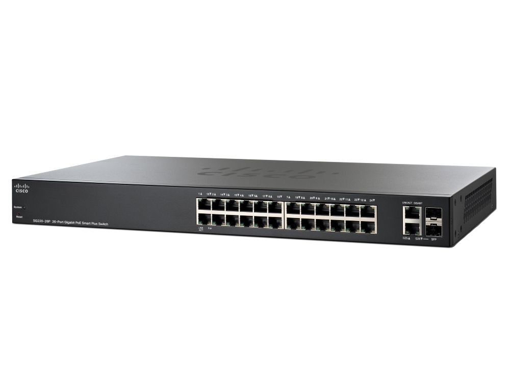 Cisco SG220-26P 24-poorts