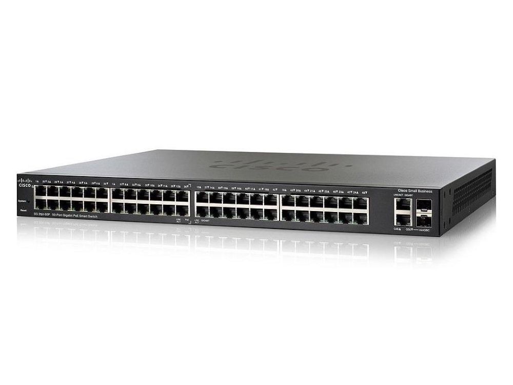 Cisco SG250-50HP 48-poorts