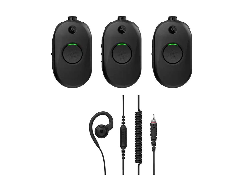 Motorola clp446e 3-pack met oortje