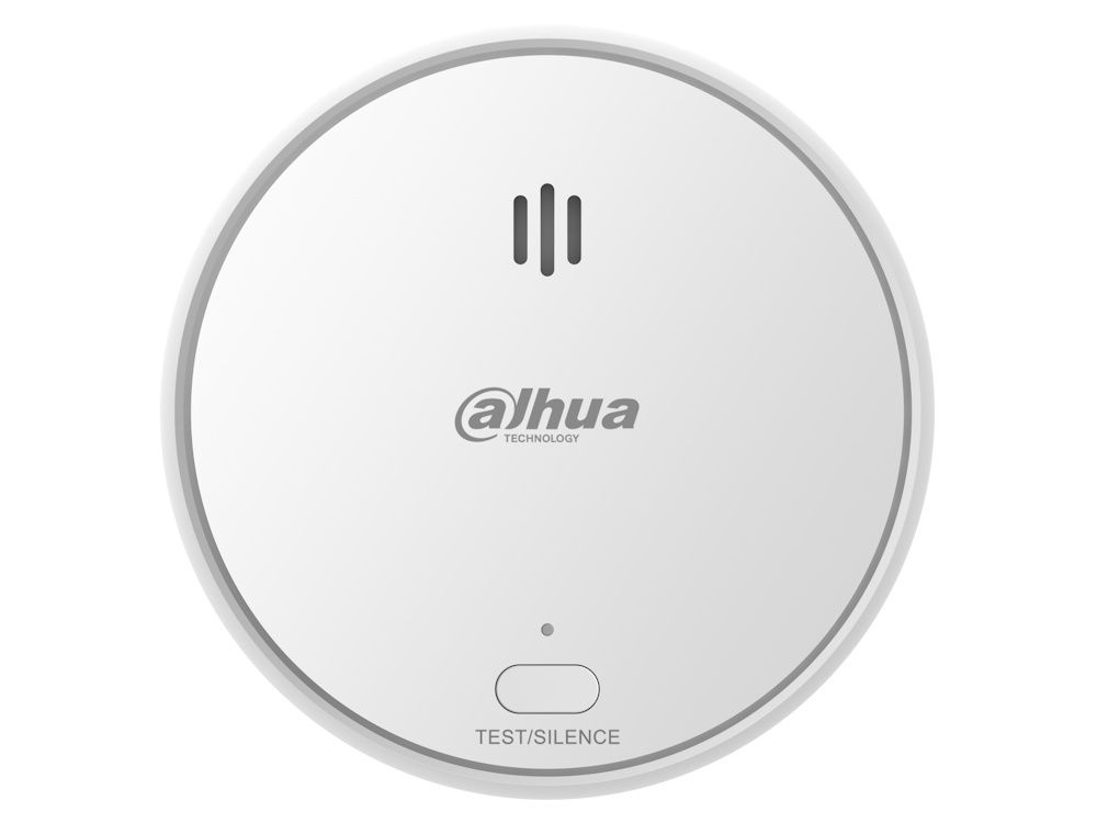 Onderkant van het Dahua HY-SA21A-W2(868) Wireless Smoke Alarm voor het Dahua AirShield alarmsysteem