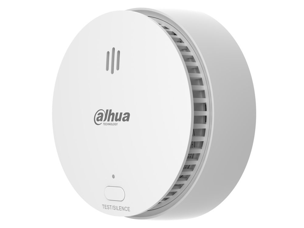 Zijkant en onderkant van de Dahua HY-SA21A-W2(868) Wireless Smoke Alarm