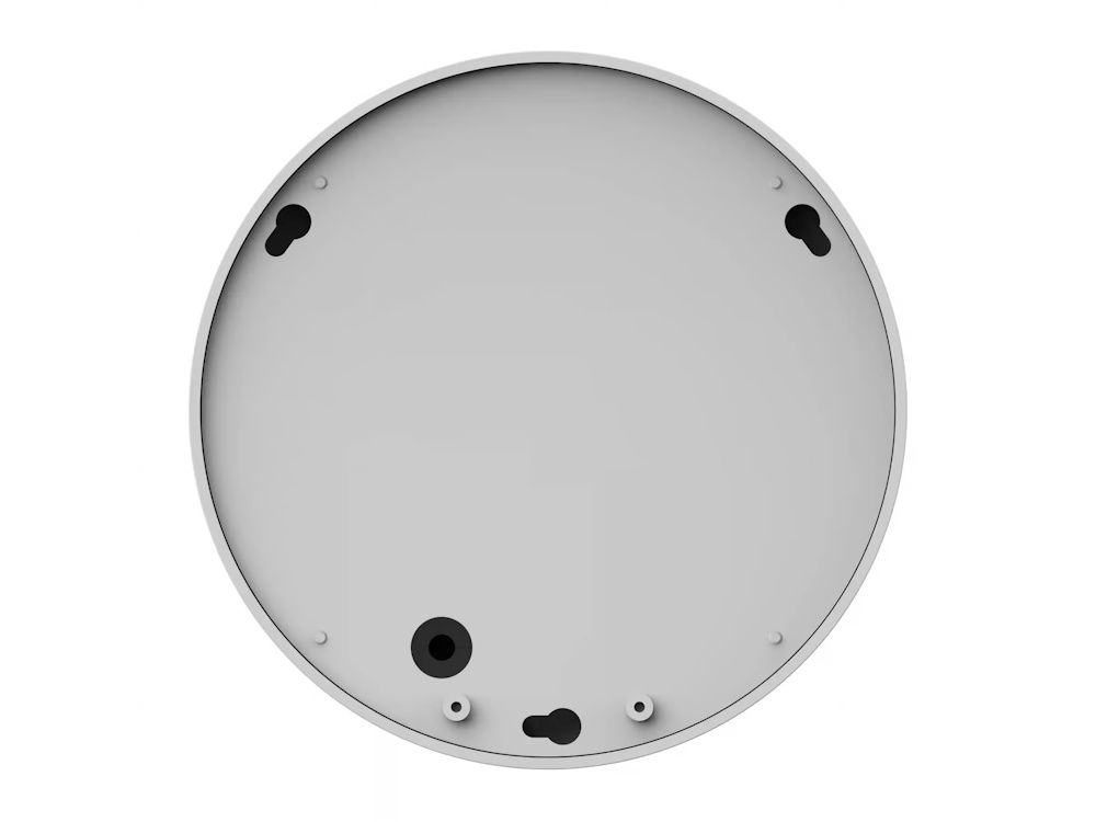 Onderkant van de EnGenius ECC500 Cloud Managed AI Dome Camera met montageplaat