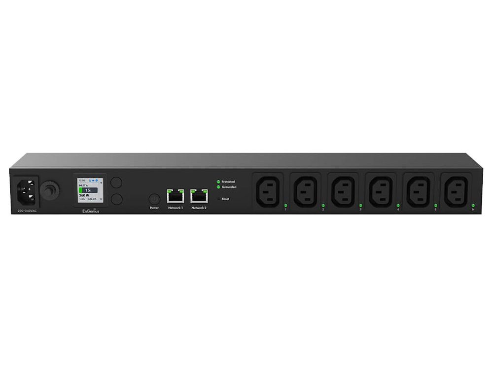 EnGenius ECP106-INT metered switched PDU C13 outlets