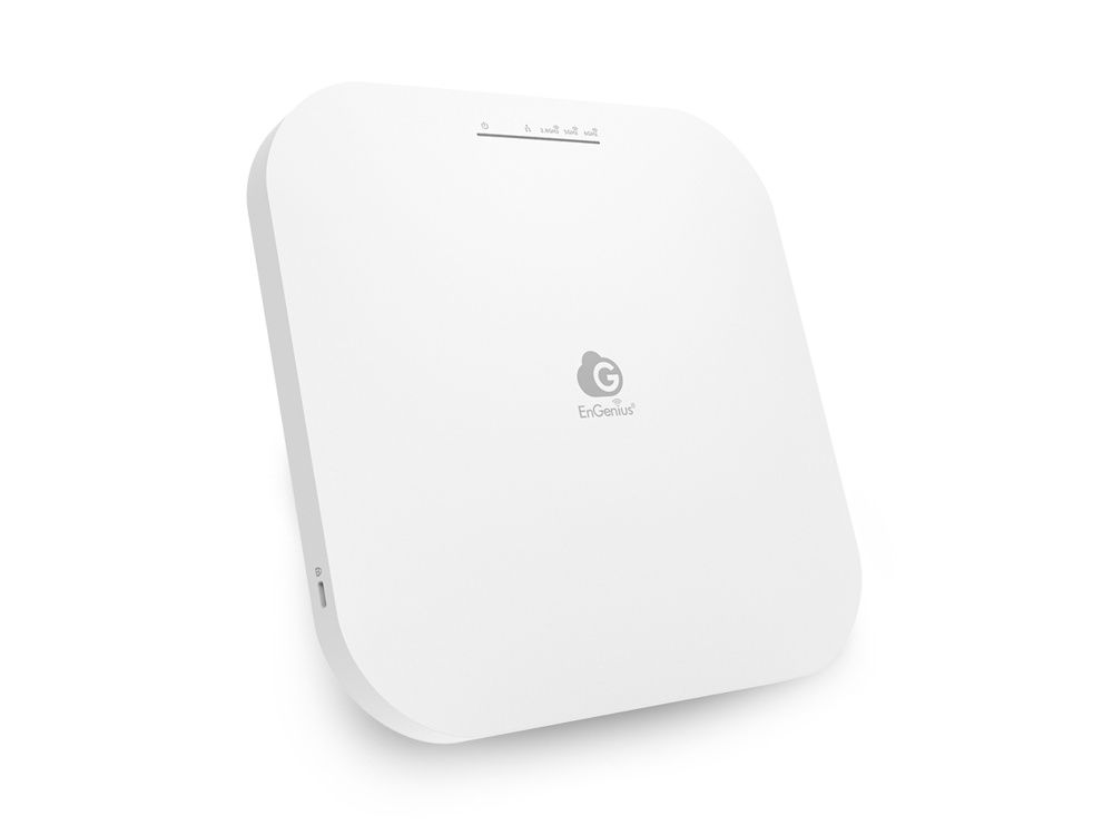 HEt EnGenius Cloud7 2x3x3 Lite ECW516L WiFi 7 tri-band indoor access point van linksvoor