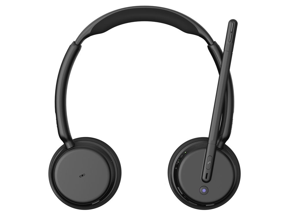 De EPOS IMPACT 500 draadloze Bluetooth headset plat