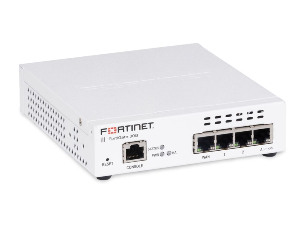 Fortinet FG-30G firewall kleine netwerken kleinzakelijk