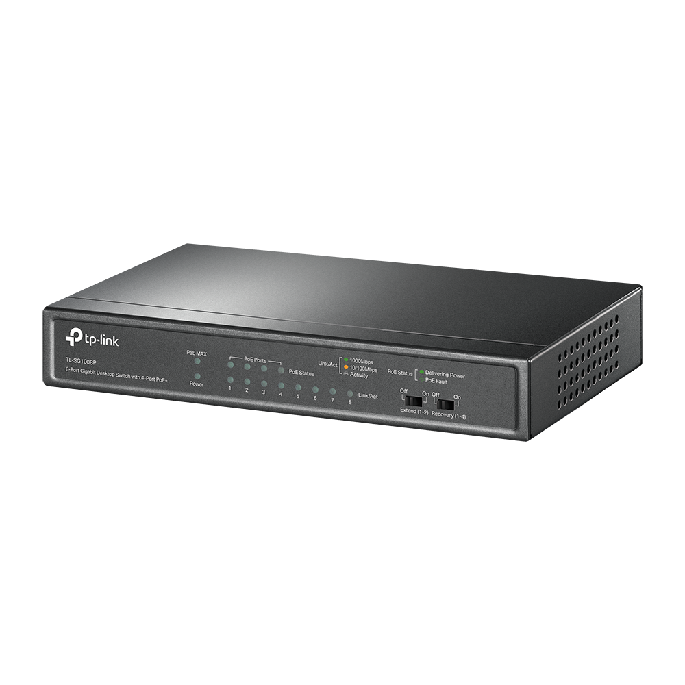 TP-Link TL-SG1008P 8-Poorts Gigabit PoE Switch voorkant