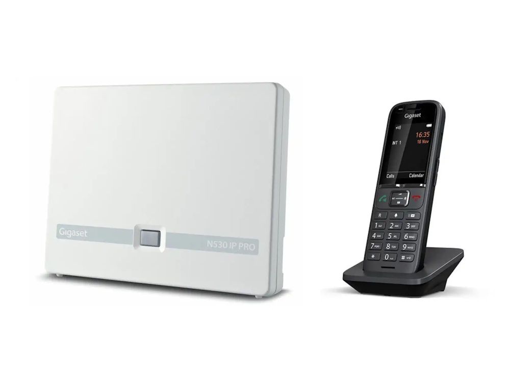 Gigaset N530 IP Pro Single Cell IP DECT basisstation met Gigaset S700H Pro DECT handset