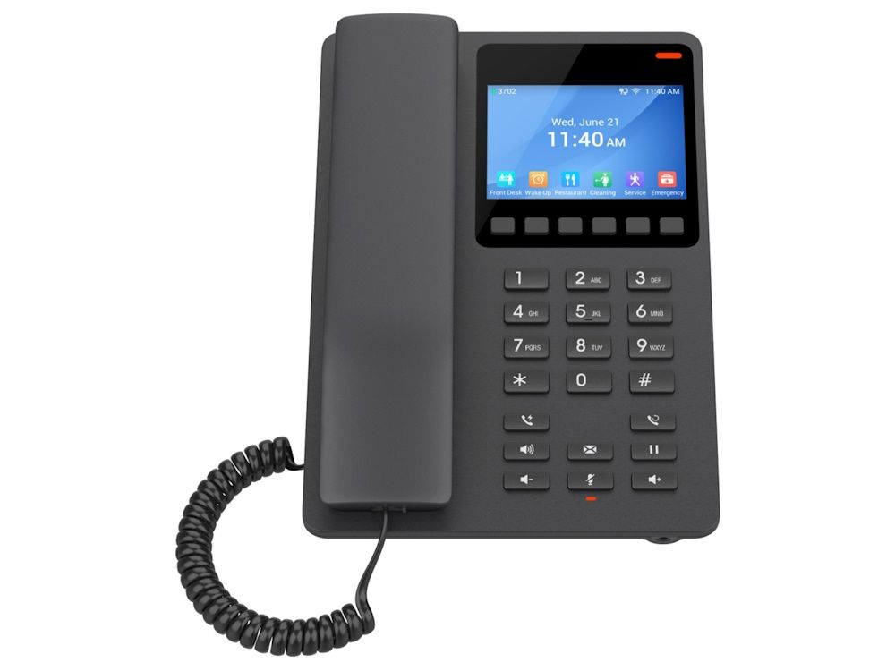 Grandstream GHP631 hotel VoIP telefoon als intercom