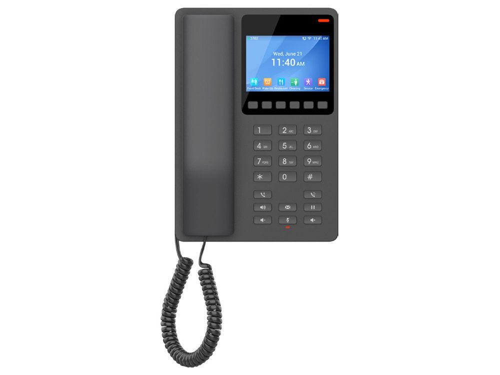 Grandstream GHP631 hotel VoIP telefoon als intercom