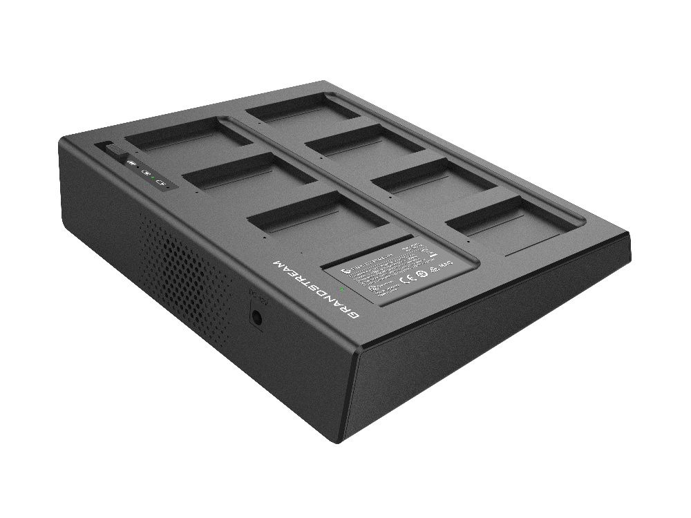 Grandstream GMC08 batterijlader voor de DP730, WP810 en WP820 telefoons