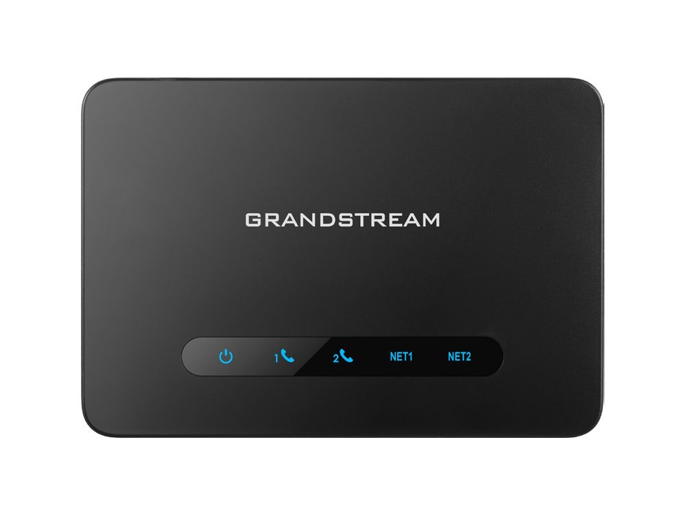 Grandstream Handytone HT812 V2 VoIP Converter voor 2 telefoons
