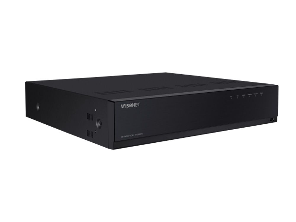 Hanwha WRN-1610S-8CH-4TB-HDV2 16-kanaals NVR zijkant