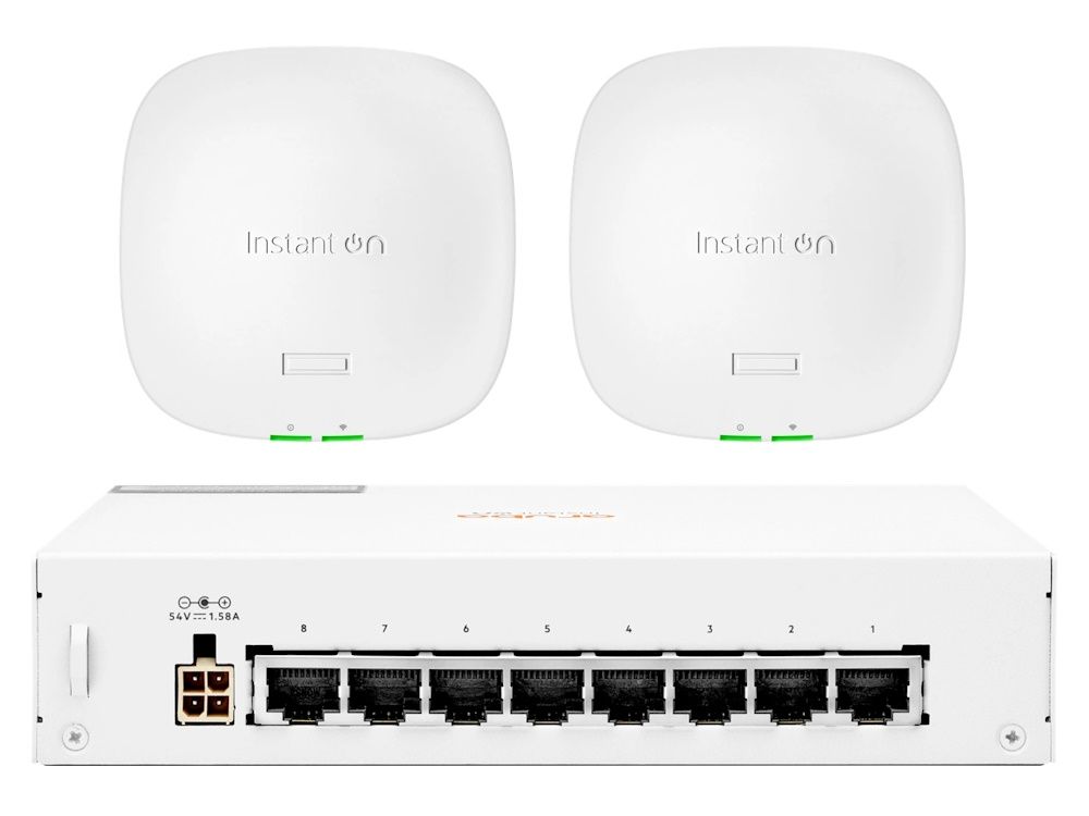 HPE Networking Instant On 1430 8G (PoE) + 2x AP21