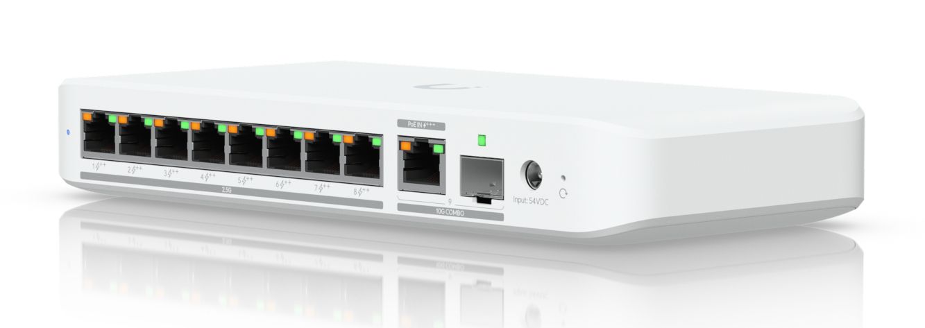 Ubiquiti UniFi Flex 2.5G PoE 8-poorts managed PoE++ switch