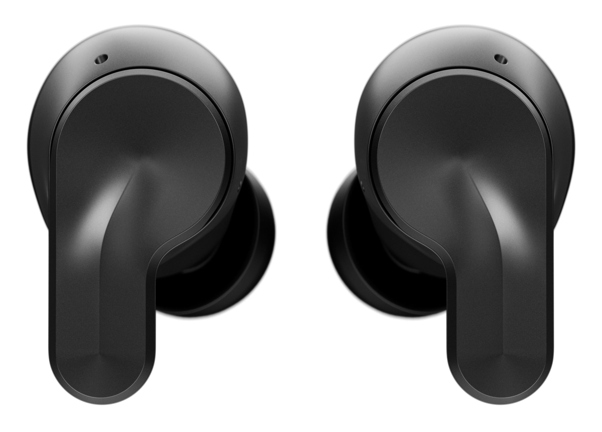 De EPOS Adapt E1 Scandinavian Black draadloze Bluetooth oortjes voor professionals zoals je ze in het oor ziet