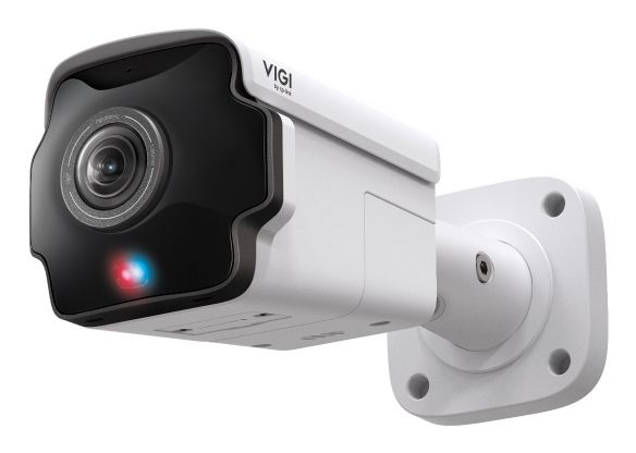 De TP-Link VIGI InSight S385PI 8MP Outdoor IR Panoramic Bullet Network Camera van schuin rechtsonder