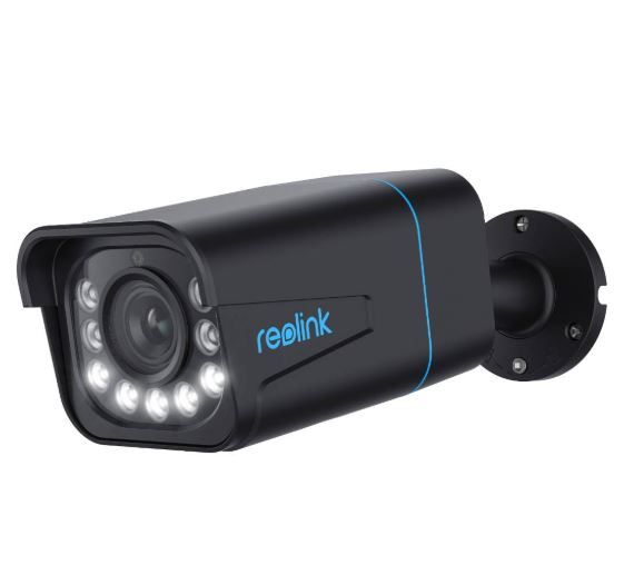 reolink blackbullet camera on white background
