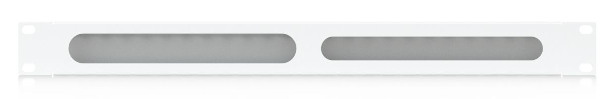 Voorkant van de Ubiquiti Horizontal Rack Cable Management (UACC-Rack-HCM) met uitsparing