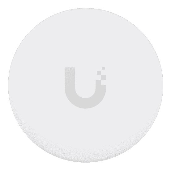 Tag uit een van de sleutelhangers uit het Ubiquiti Pocket Keyfob 10-pack