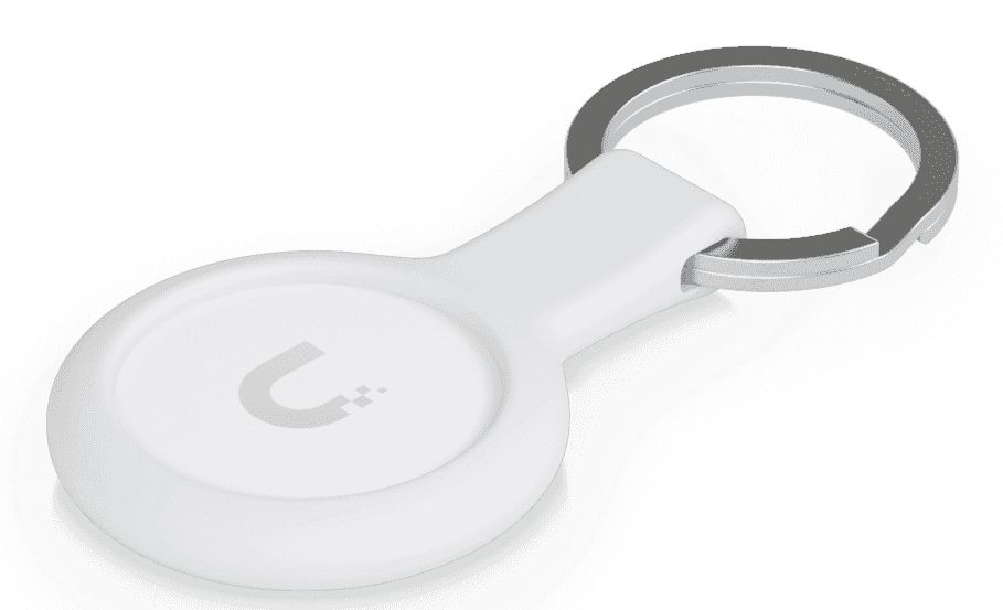 Liggende sleutelhanger uit het Ubiquiti Pocket Keyfob 10-pack