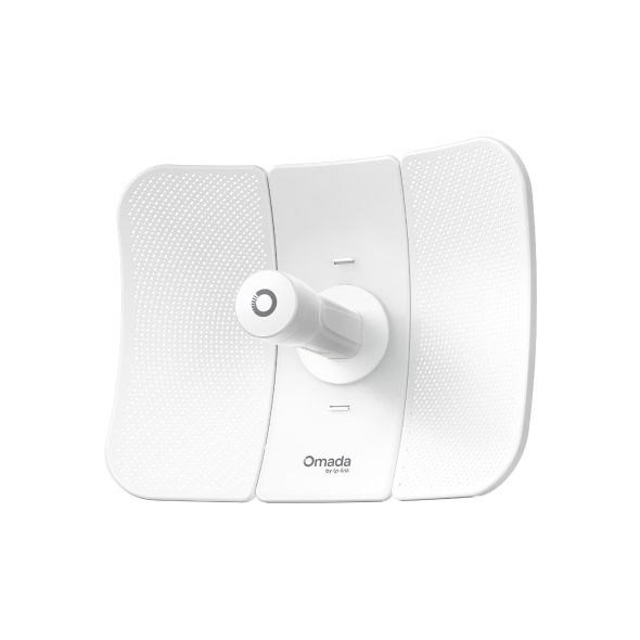 Een access point uit de Omada by TP-Link Beam Bridge 5 UR KIT 5 GHz WiFi 5 Point-to-Point bundel 23dBi