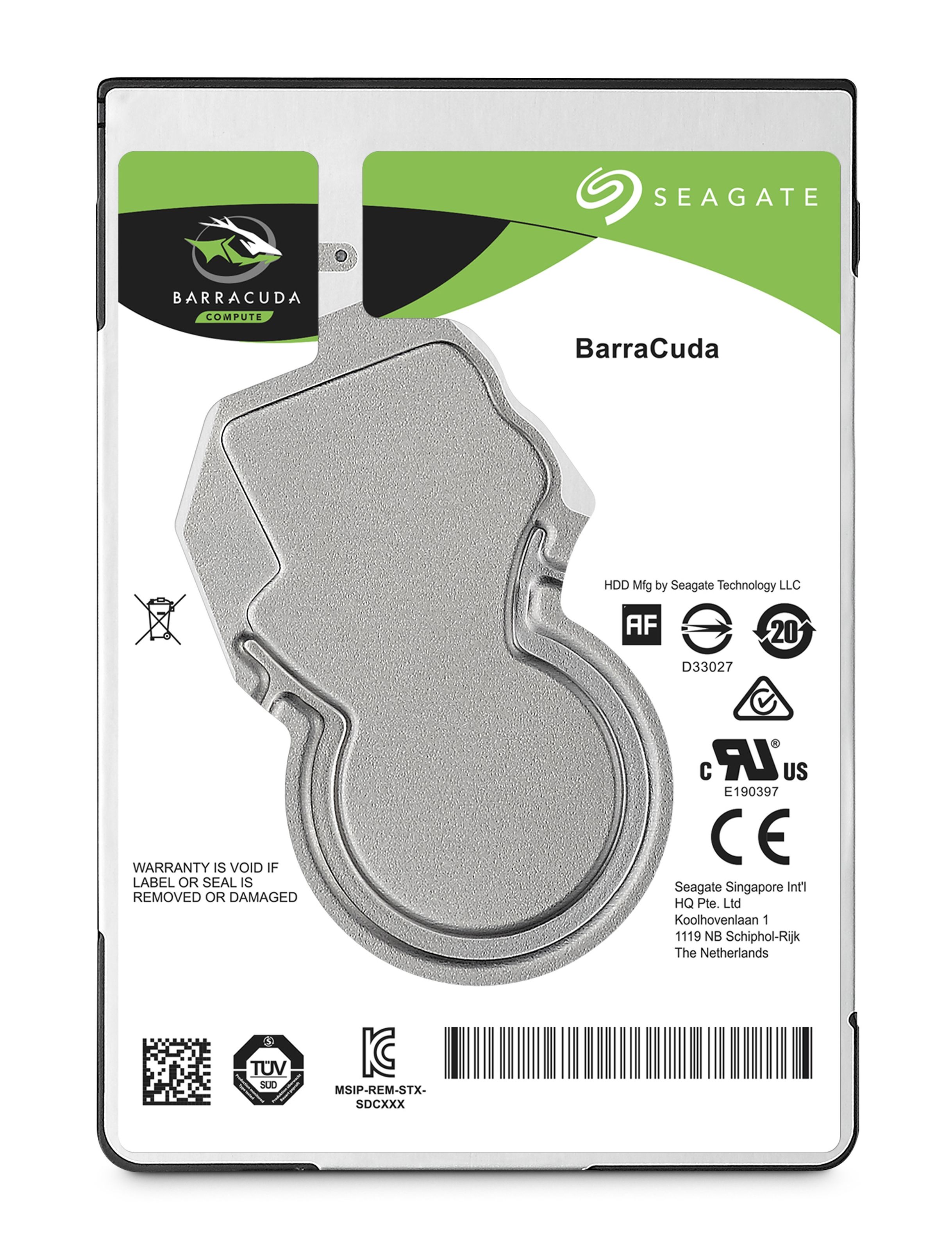 De Seagate BarraCuda 4TB 2,5 Inch SATA HDD met artikelnummer ST4000LM024
